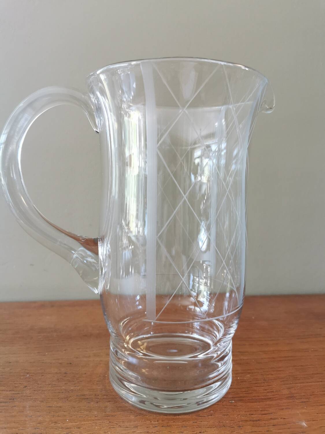 Vintage crystal orangeade set