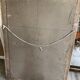 Large Louis Philippe mirror with white patina