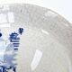 Old Rectangular Hollow Dish In English Earthenware 19th Chinese Decor Blue Willow