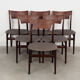 Set of six oak chairs, Danish design, 1970s, production: Denmark
