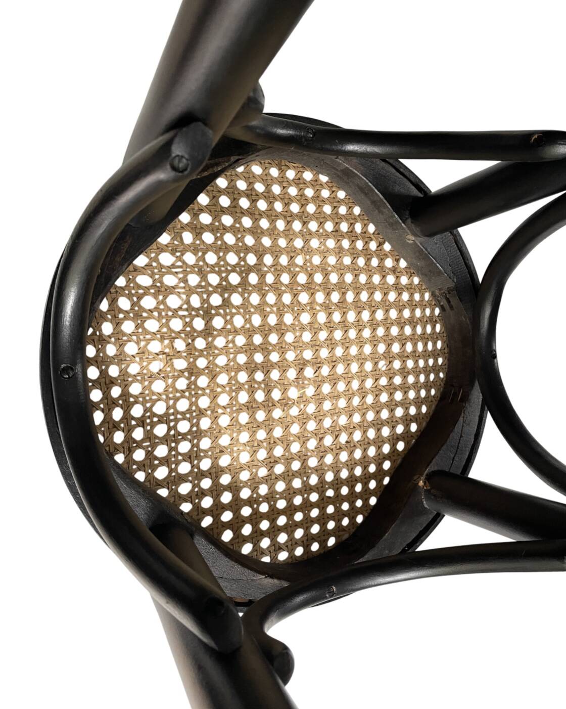 Vintage caned bar stools