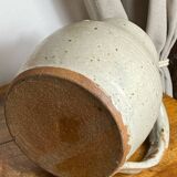 Large pyrite stoneware pitcher