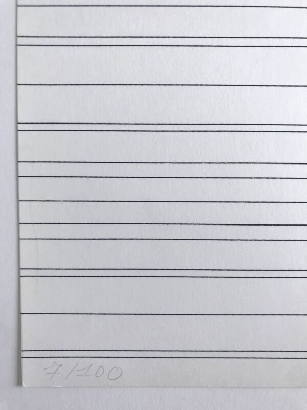 Sérigraphie signée au crayon François Morellet, trames interférentes, 1975