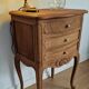 Louis XV style wooden bedside chest of drawers