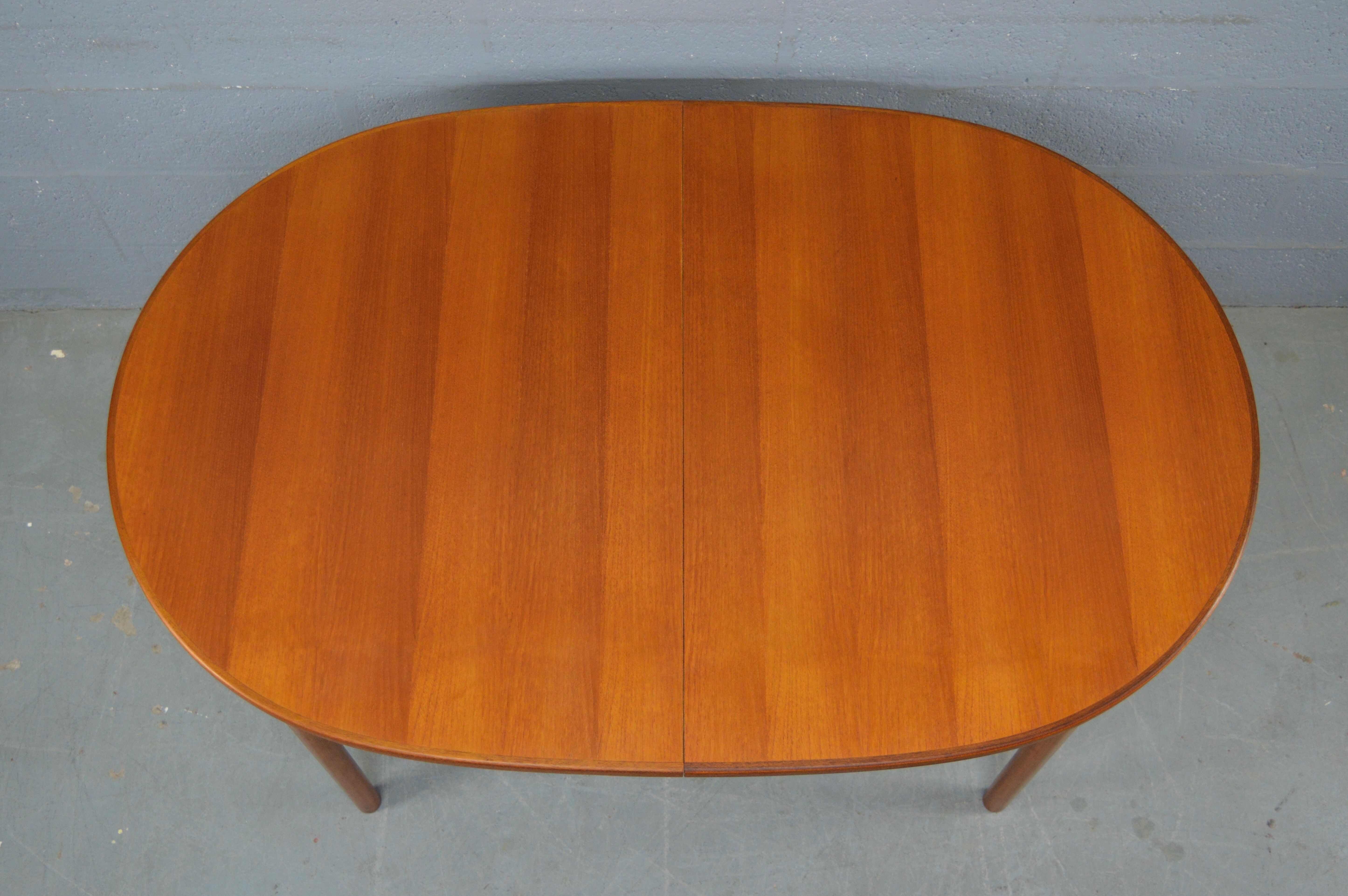 Mid century oval dinning table by Mcintosh