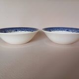 5 English bowls "Willow" Johnson Brothers