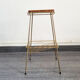 Small harness, brass plant holder and wood