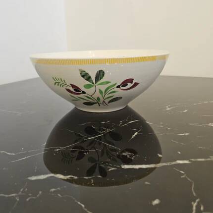 Vintage salad bowl model Pablo from Digoin Sarreguemines.