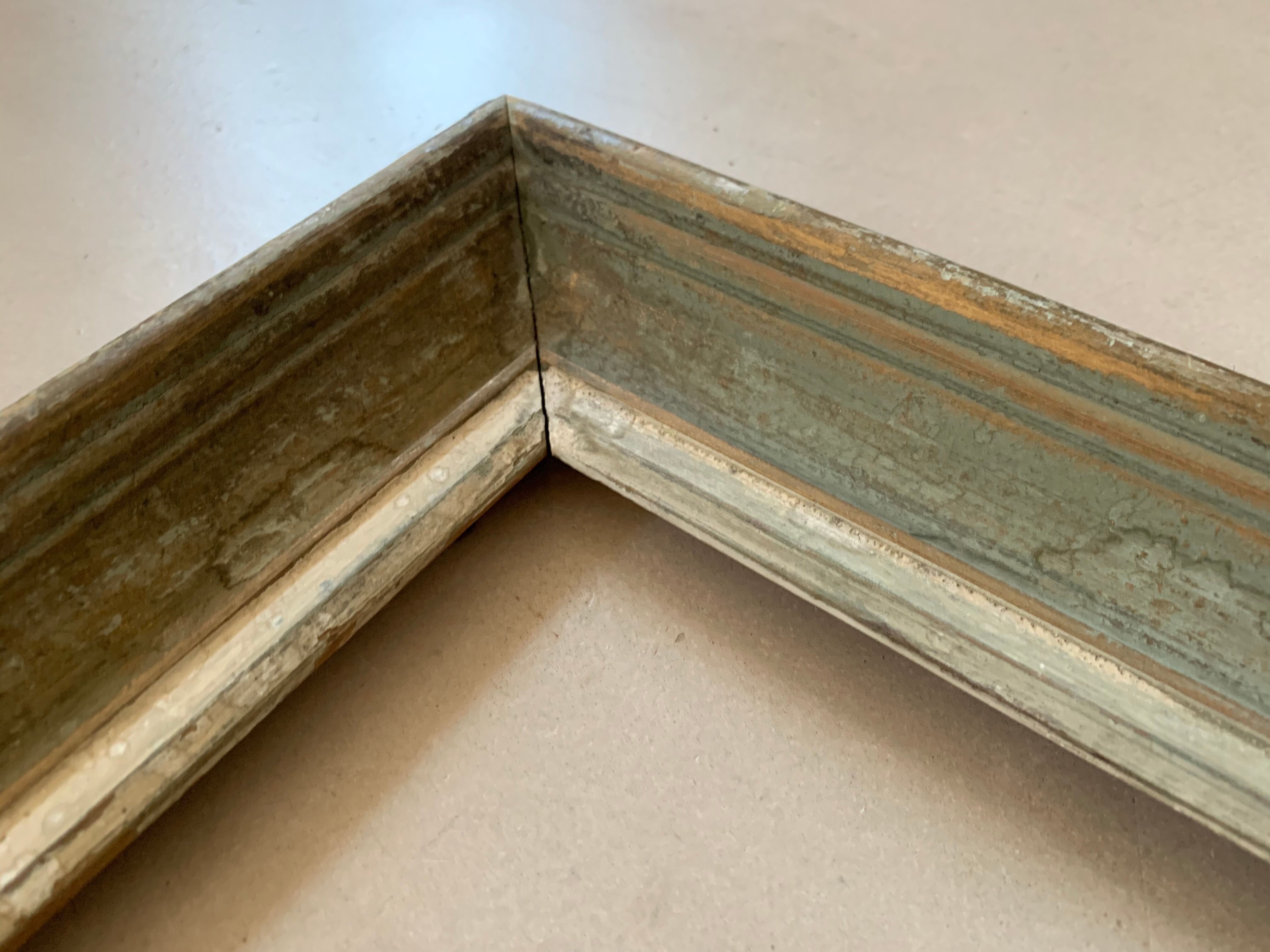 Old gilded bronze frame