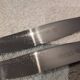 12 silver-plated table knives by Christofle Vendôme, 24.5cm