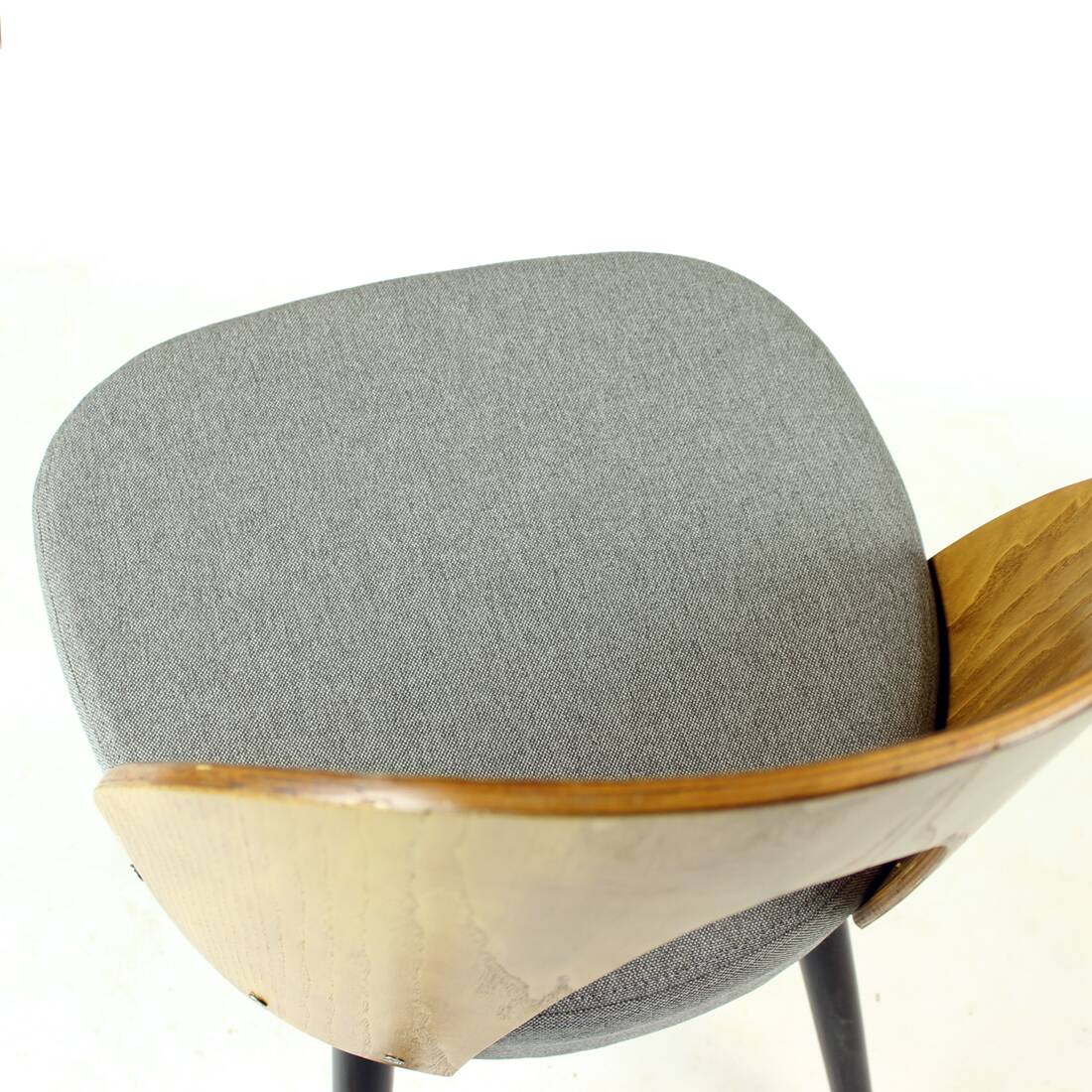 Iconic Tatra Chairs In Oak & Fabric By Antonin Suman, Czechoslovakia 1960s