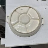Assorted dish with flower decoration