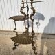 3-tier bronze napoleon iii pedestal table plant holder from the 19th century