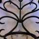 Metal heart candle holder 5 candles