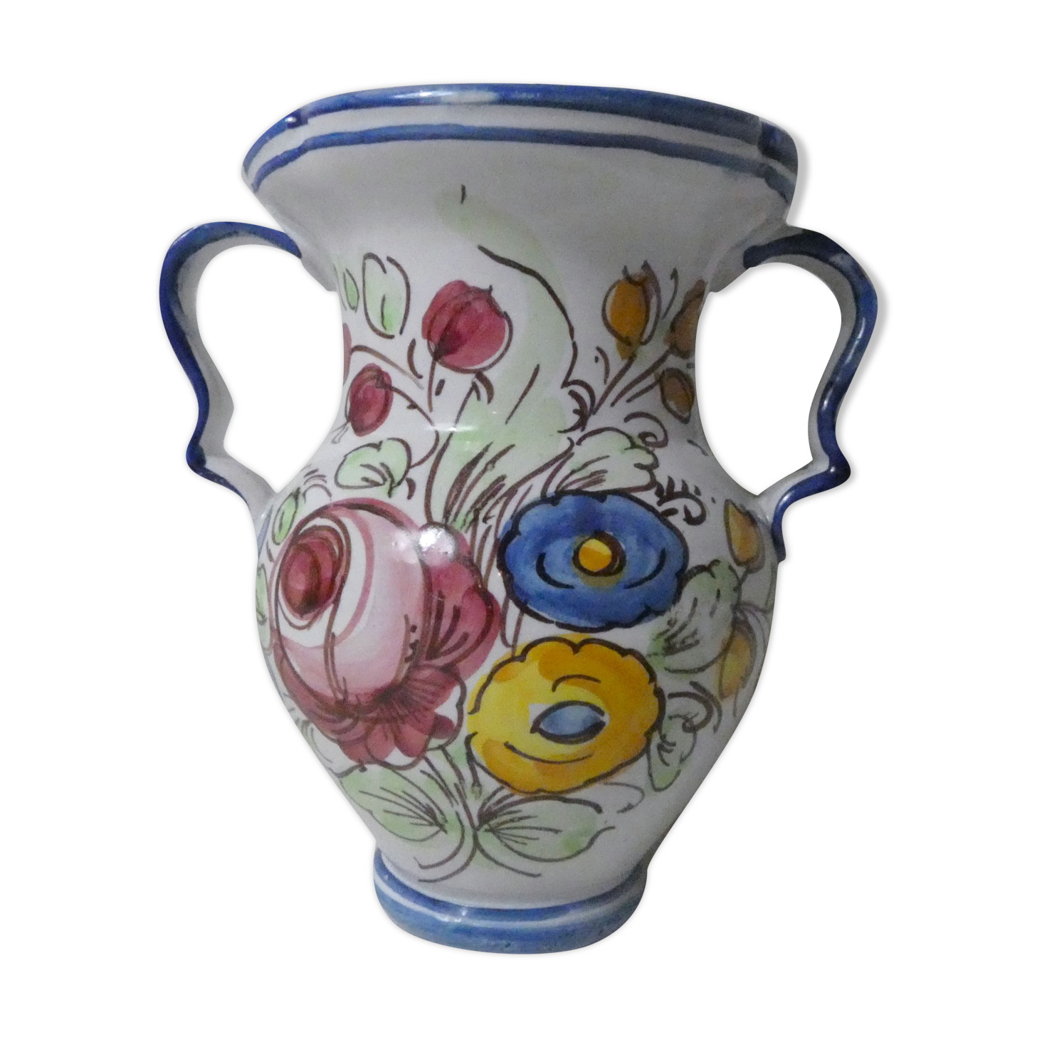 Henriot Quimper vase