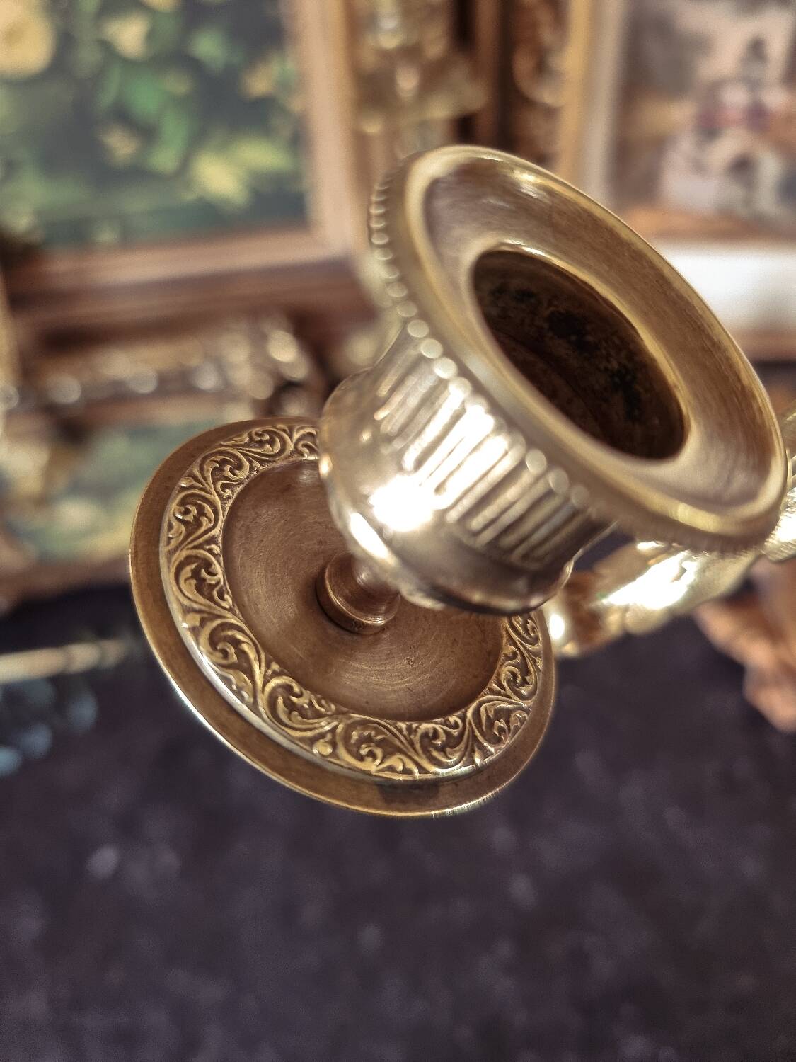 Pair of wall candle holders