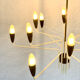 Chandelier 12 arms attributed to Stilnovo,1950