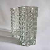 Pair of Windsor vases - JG Durand for Luminarc - large models - 1970