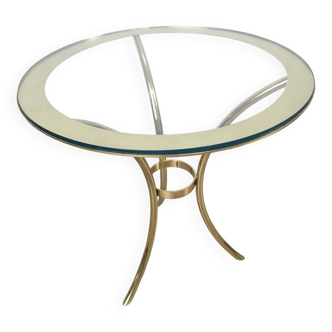 Valenti Side Table in brass 1970s