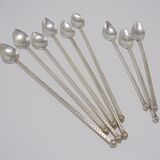 Set of 9 spoons with long handle