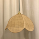 Hanging flower in caning
