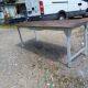 Table Insutrielle en Aluminium et Bois
