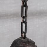 Two tone mid-century french pendant light