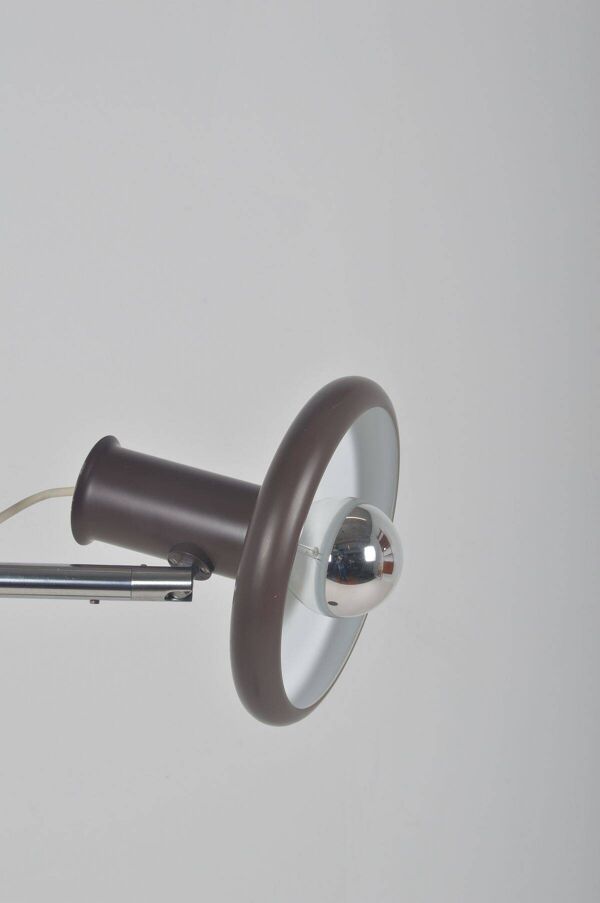 Lampadaire danois ''Optima 3'' conçu par Hans Due pour Fog & Mørup, années 1970