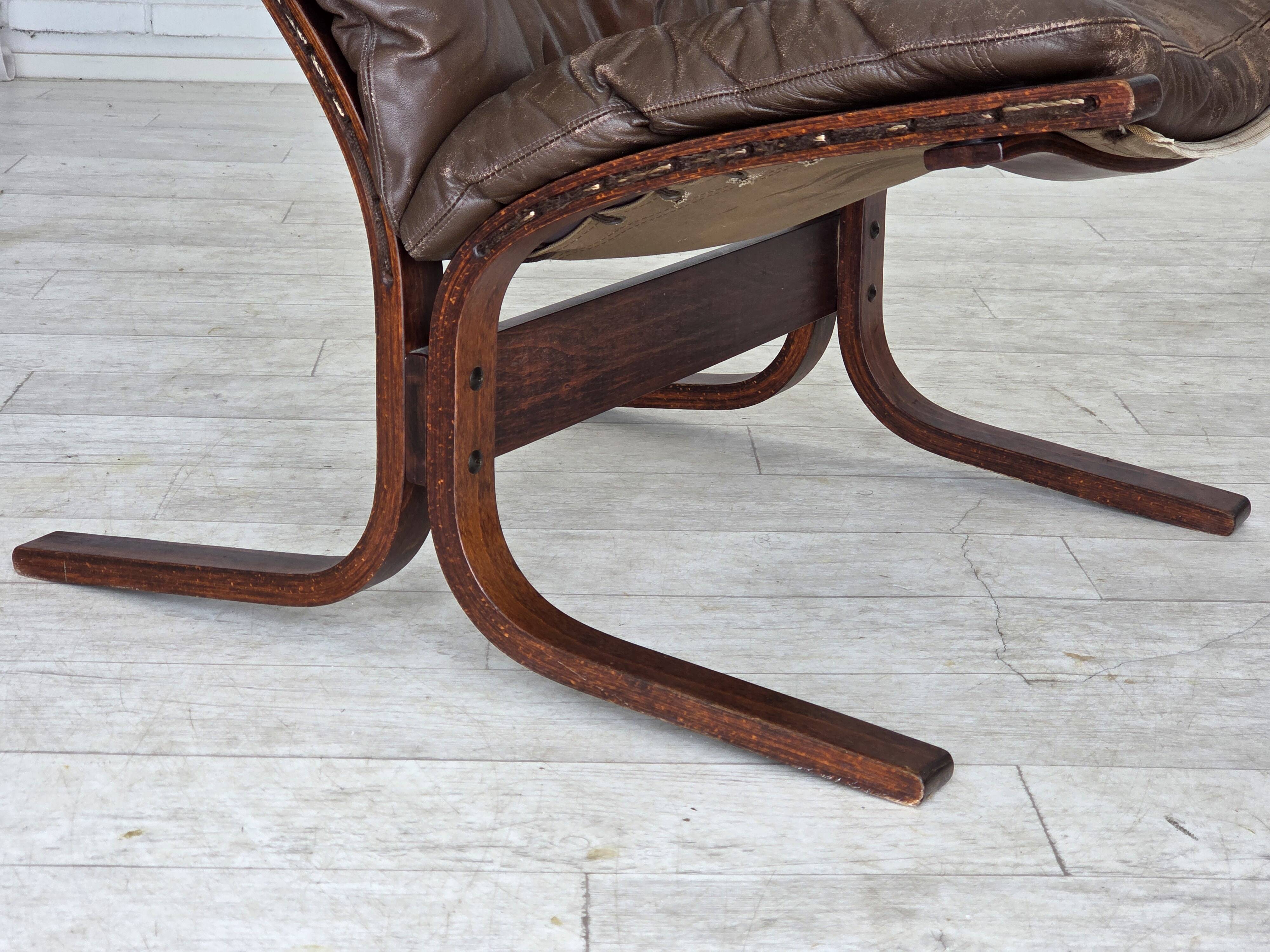 1970s, Norwegian design by Ingmar Relling, lounge chair, model "Siesta".