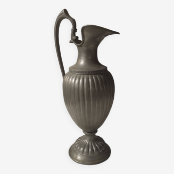 Pewter pitcher