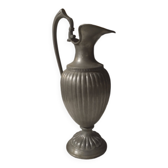 Pewter pitcher