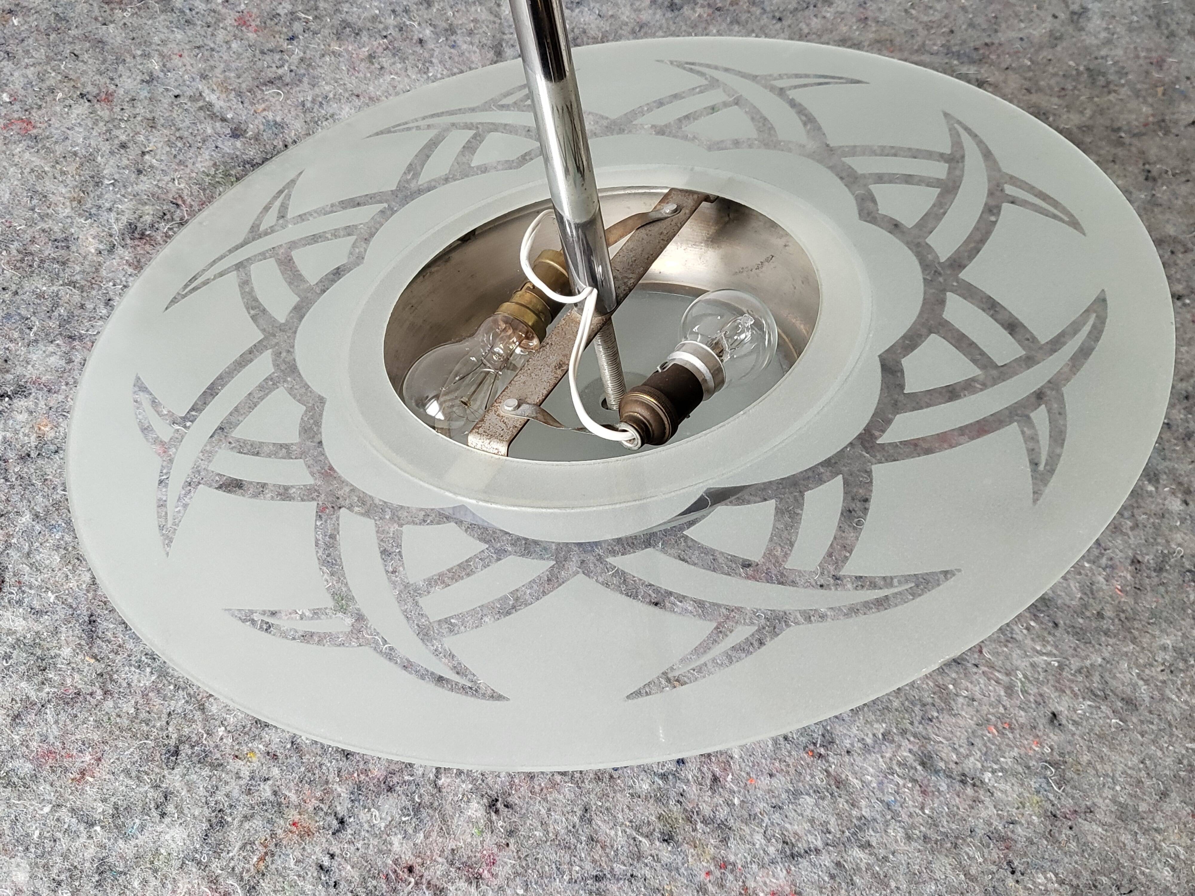 Vintage art deco pendant light