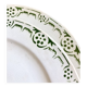Duo assiettes Terre de fer Art Deco Badonviller