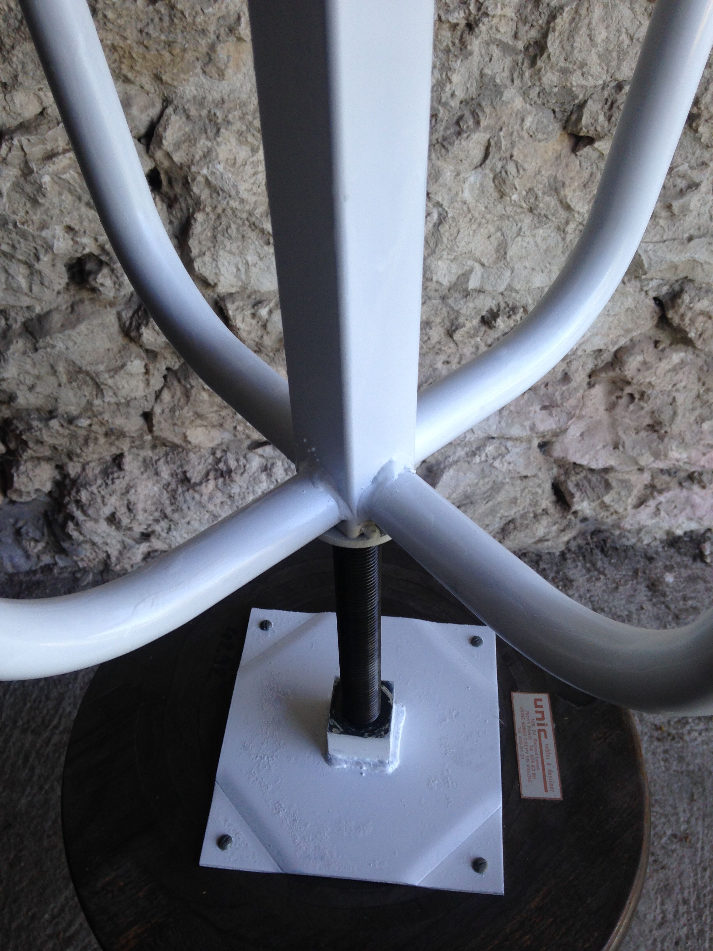 Industrial style screw stool 1970