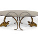 Table basse aux mouflons par Alain Chervet, circa 1970