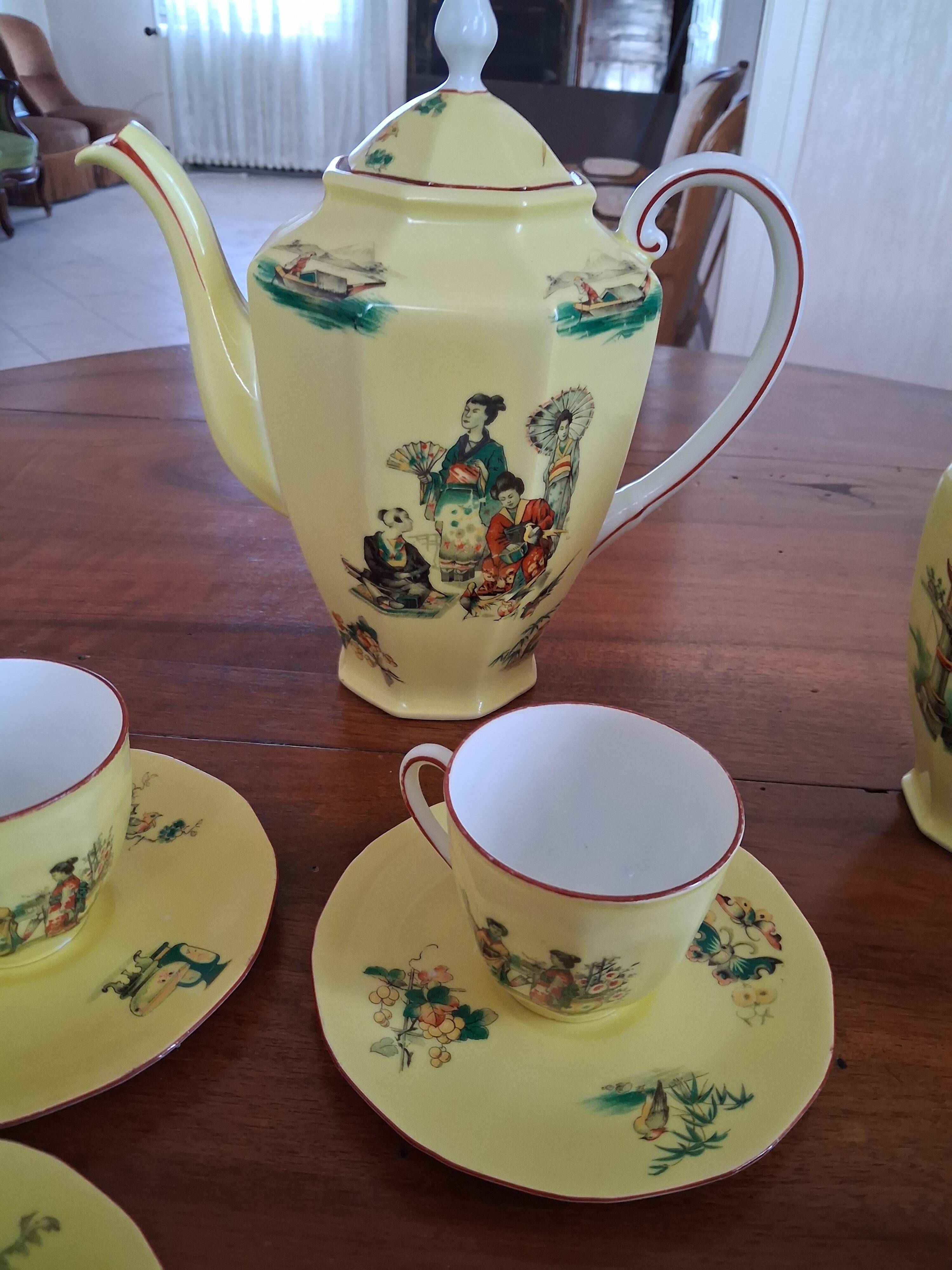 Fine china coffee service