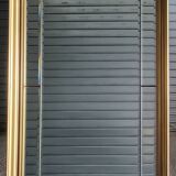 Authentic old large beveled mirror with gilded frame Vintage in very good condition