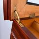 Louis-Philippe 19th century mahogany dressing table/work table with mirror and drawer
