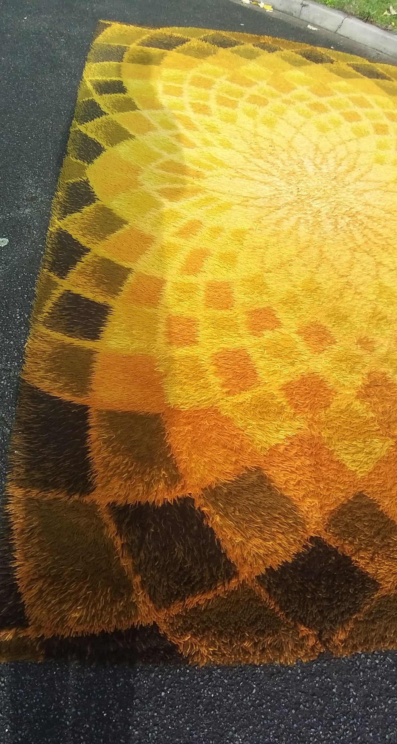 Vintage pure wool carpet Desso, 70s