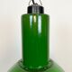 Industrial Soviet Green Enamel Pendant Lamp, 1960s