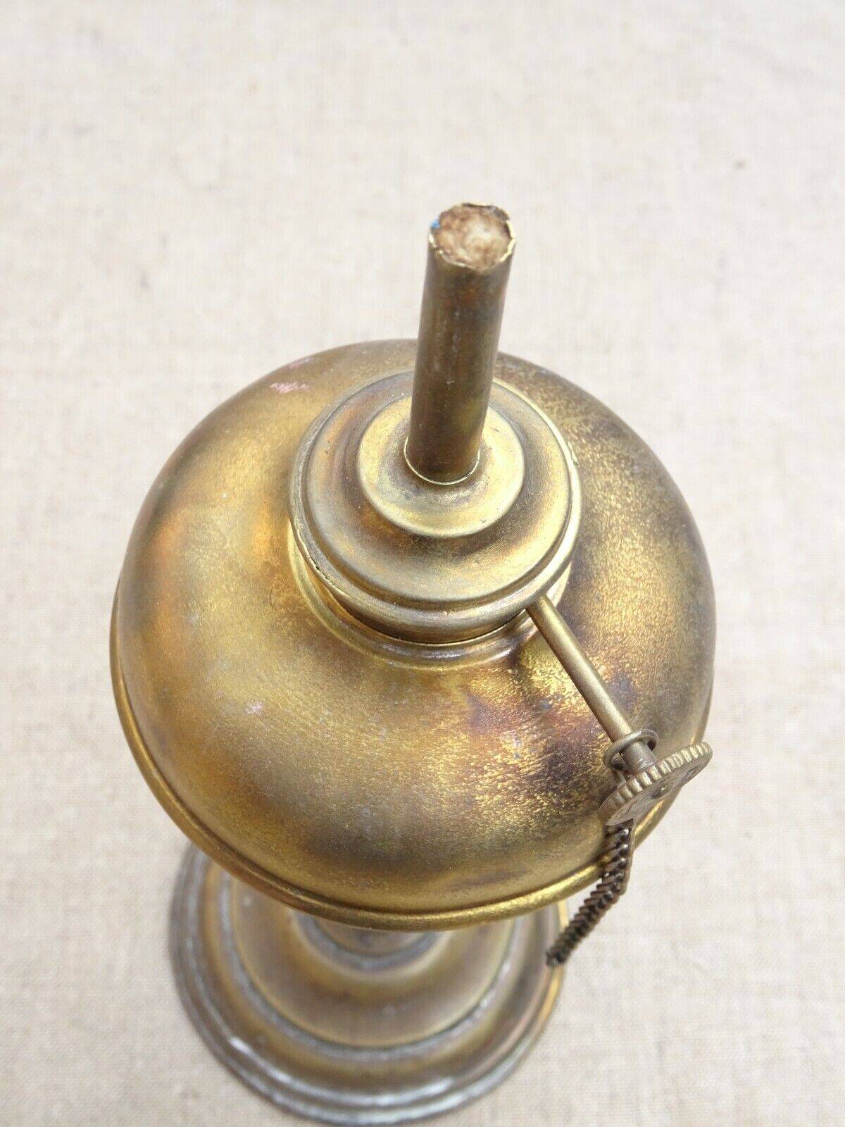 Ancien lampe à essence sur pied bruleur M.B. Maris et Besnard