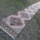 Vintage Turkish hallway rug 80x775 cm