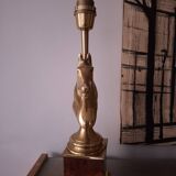 1980s horse head table lamp