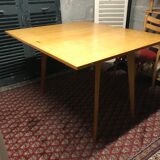 Side table butterfly vintage compass feet year 50/60