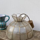 Suspension in mother-of-pearl and lotus brass 1950