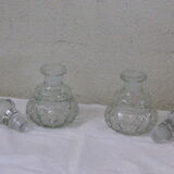 Lot of two glass decanters