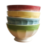 Service of 4 earthenware bowls from Badonviller