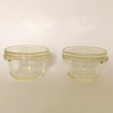 Set of two Pyrex jars