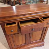 Small Louis Philippe style cherry wood sideboard
