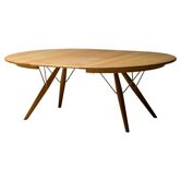 Table à manger extensible PP75 de Hans J. Wegner en chêne